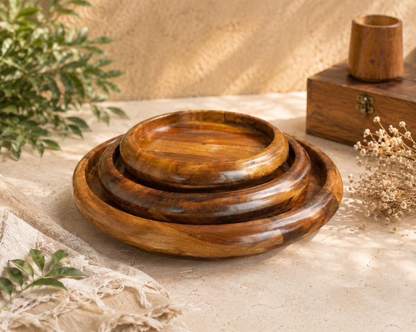 Classic Wooden Serving Tray